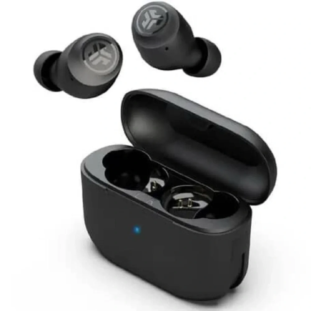 JLab Black True Wireless Earbuds with Charging Case